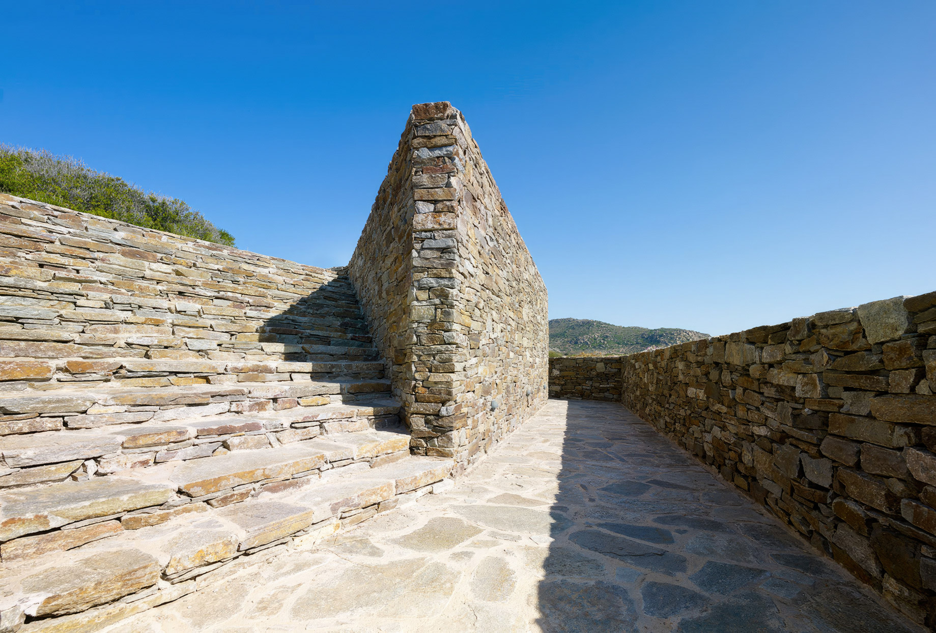 Hourglass Corral House Tessellated Sunken Villa – Milos, Greece – 29