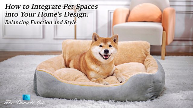 How to Integrate Pet Spaces into Your Home's Design: Balancing Function and Style