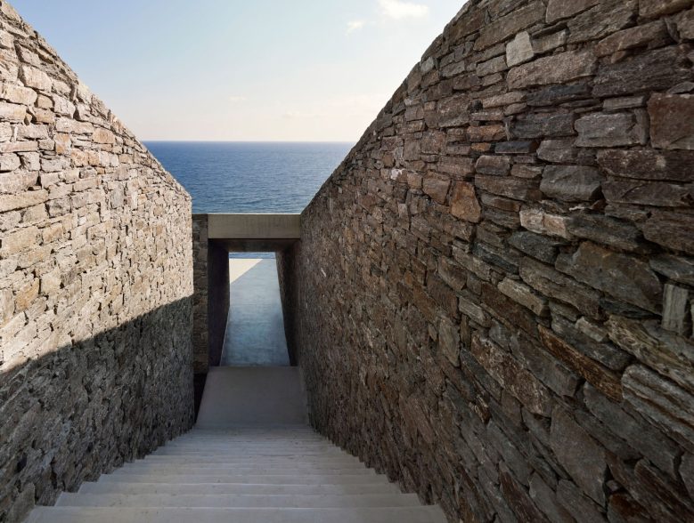 NCaved House Embedded Cliffside Villa - Serifos Island, Greece - 35