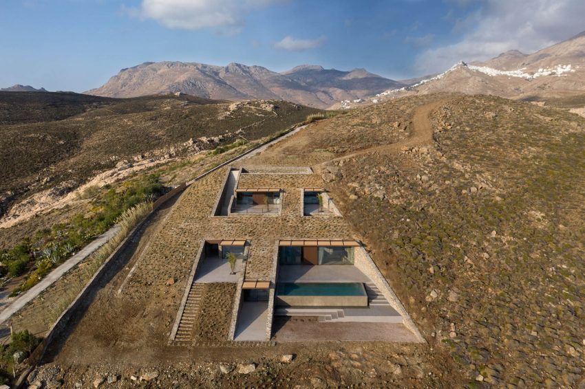 NCaved House Embedded Cliffside Villa - Serifos Island, Greece - 4