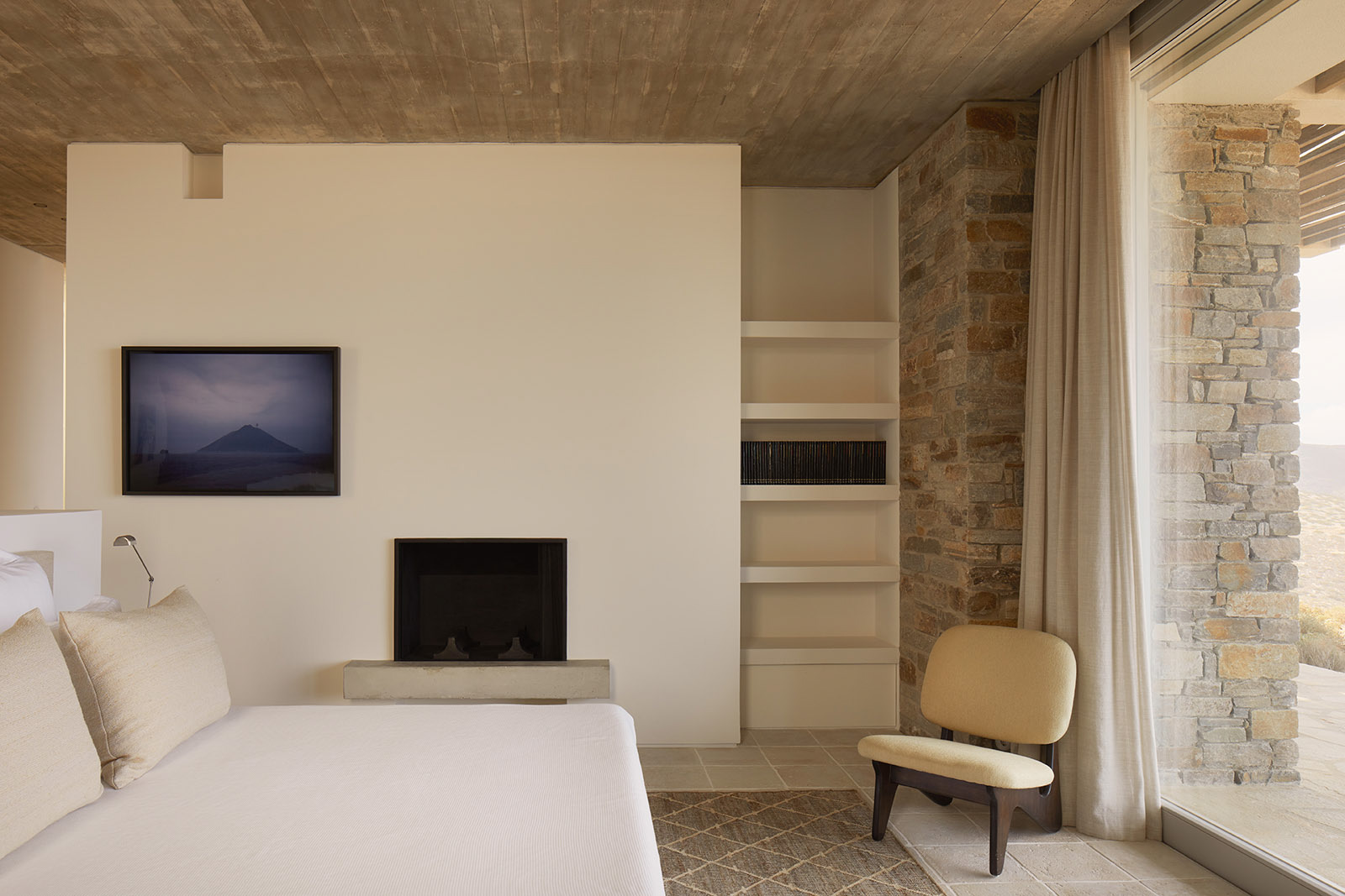 Ridge House Embedded Hillside Villa – Antiparos Island, Greece – 13