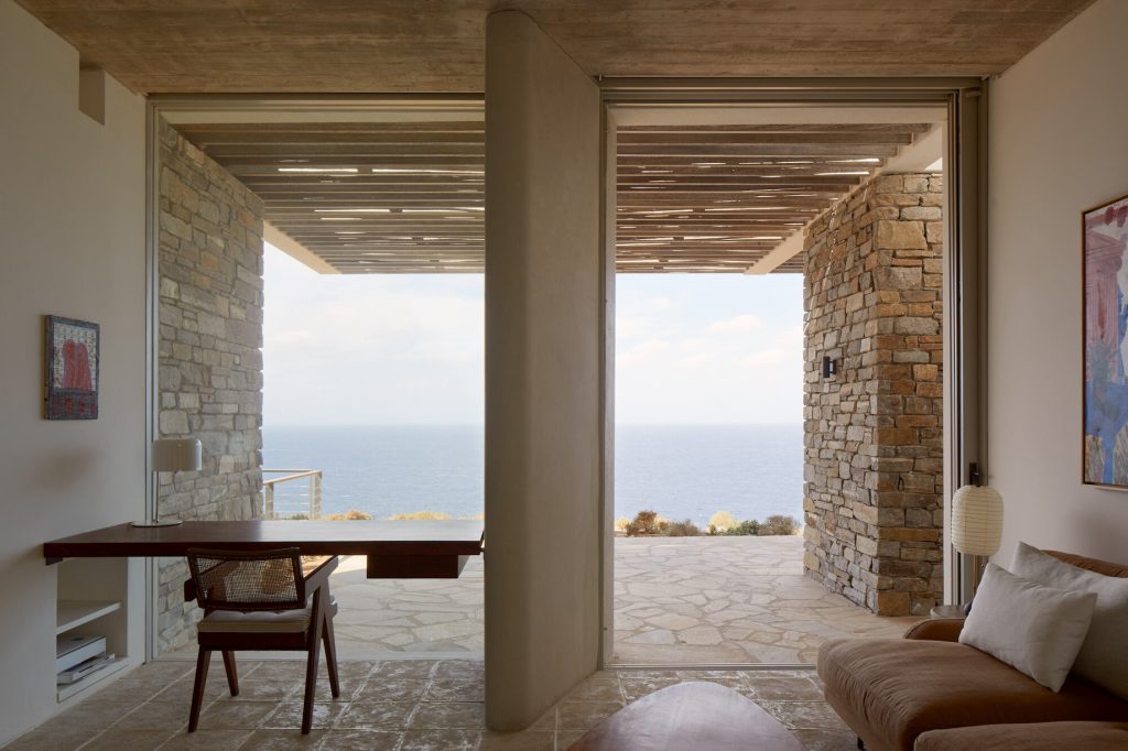 Ridge House Embedded Hillside Villa - Antiparos Island, Greece - 15