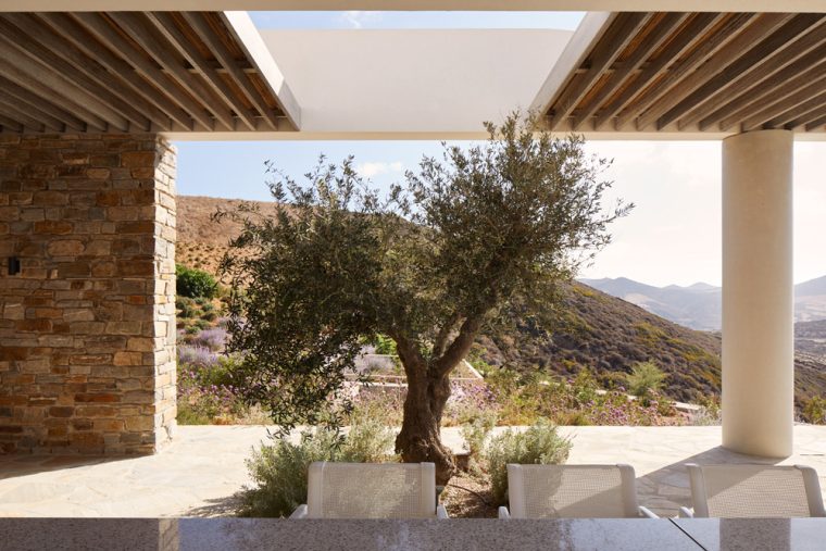 Ridge House Embedded Hillside Villa - Antiparos Island, Greece - 20
