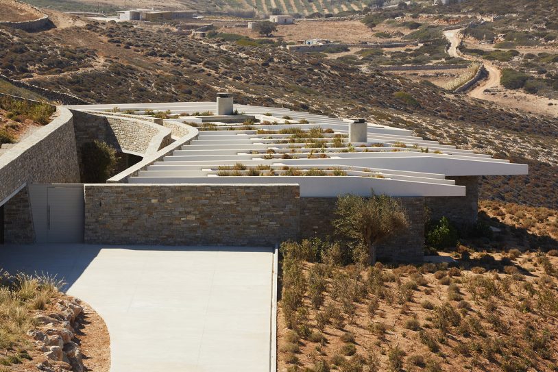 Ridge House Embedded Hillside Villa - Antiparos Island, Greece - 29