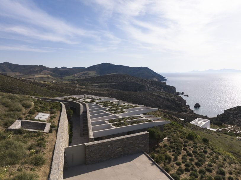 Ridge House Embedded Hillside Villa - Antiparos Island, Greece - 30
