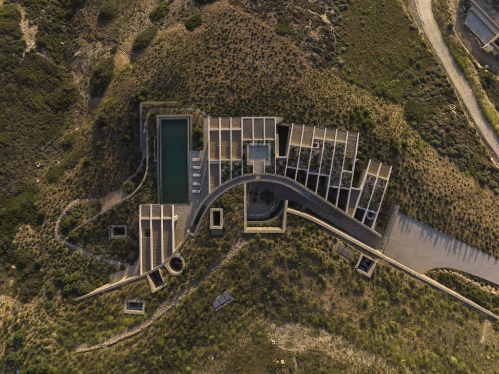 Ridge House Embedded Hillside Villa - Antiparos Island, Greece - 31