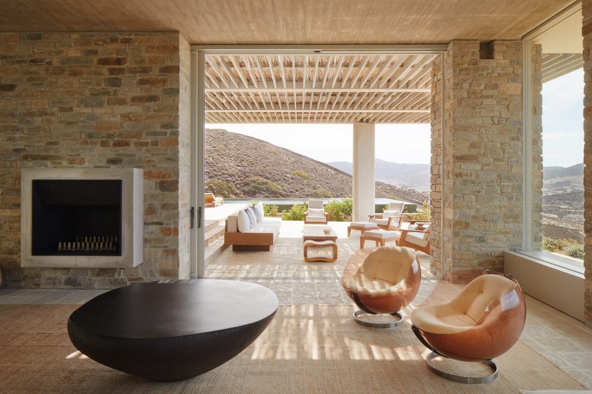 Ridge House Embedded Hillside Villa - Antiparos Island, Greece - 6