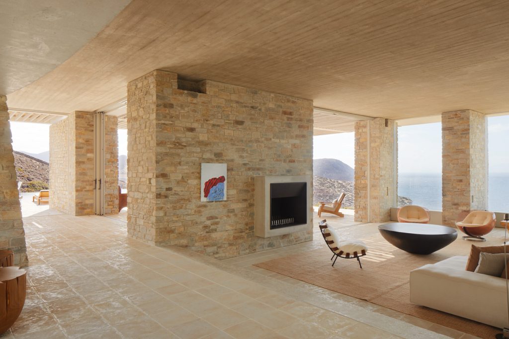 Ridge House Embedded Hillside Villa - Antiparos Island, Greece - 8