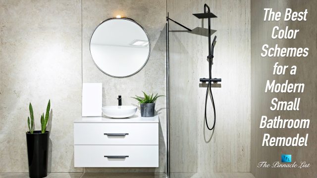 The Best Color Schemes for a Modern Small Bathroom Remodel