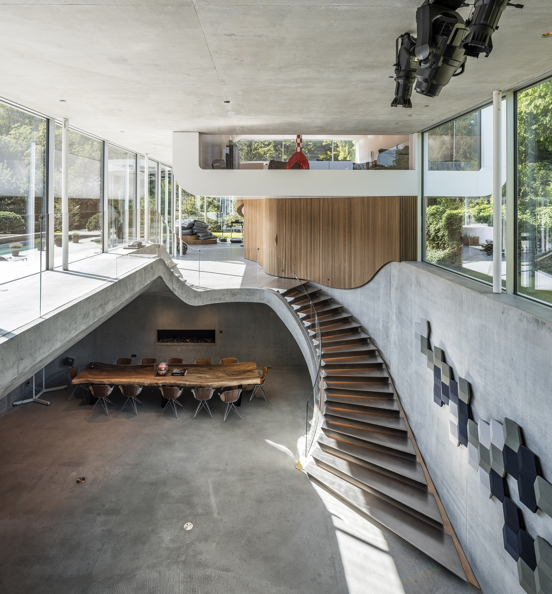 Villa Kirk Futuristic Glass Organic Exhibition Hall – Denmark – 10