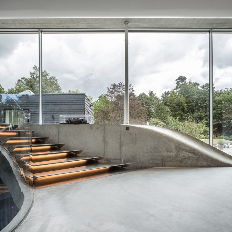 Villa Kirk Futuristic Glass Organic Exhibition Hall – Denmark – 17