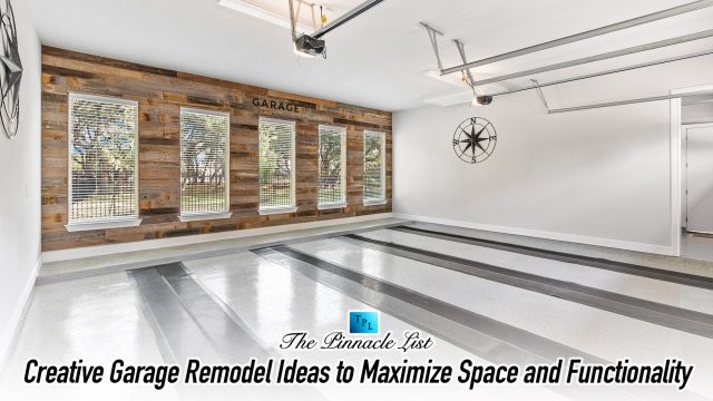 Creative Garage Remodel Ideas to Maximize Space and Functionality