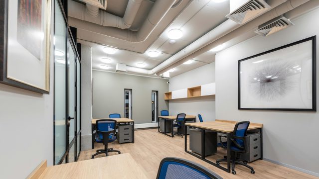 Office with Air Ducts