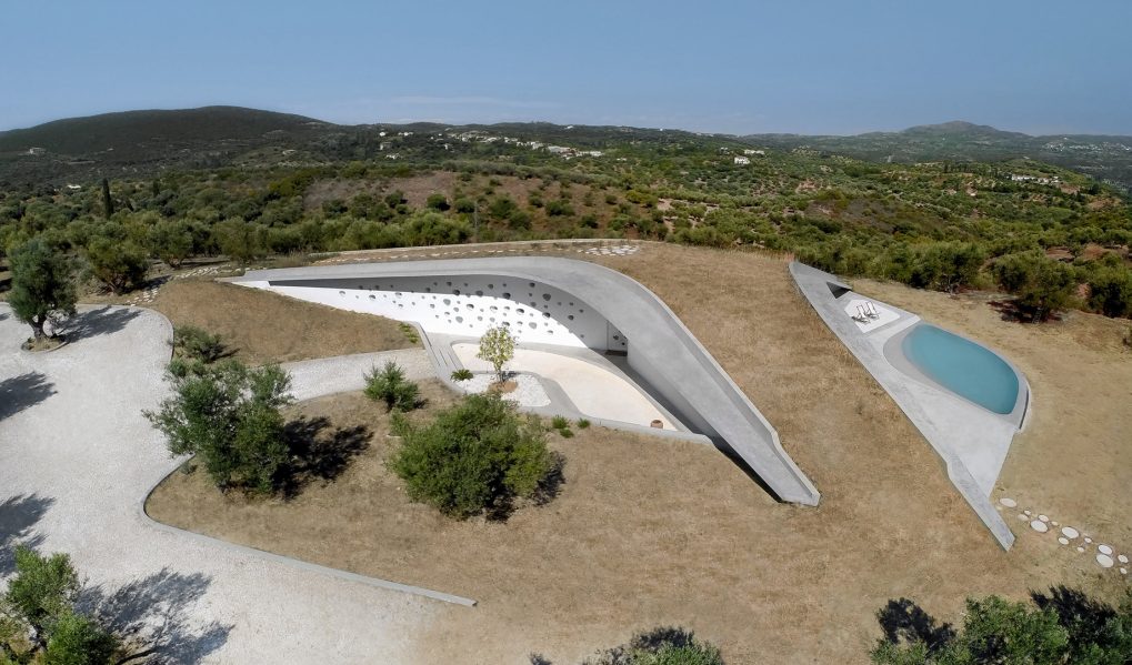 Villa Ypsilon Organic Earth Form Residence - Finikounda, Greece - 3