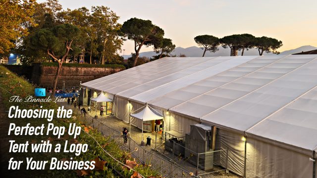 Choosing the Perfect Pop Up Tent with a Logo for Your Business