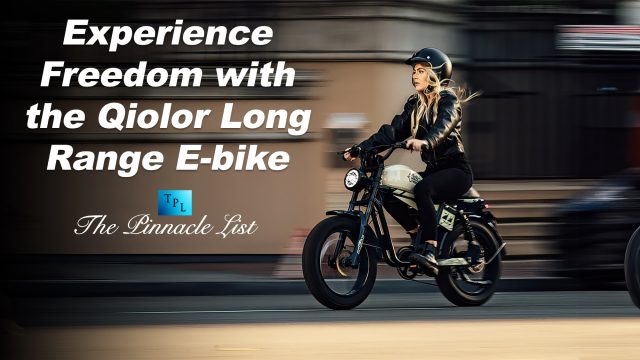 Experience Freedom with the Qiolor Long Range E-bike
