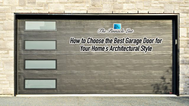 How to Choose the Best Garage Door for Your Home’s Architectural Style