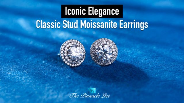 Iconic Elegance: Classic Stud Moissanite Earrings