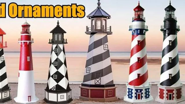 Lighthouse Yard Ornaments