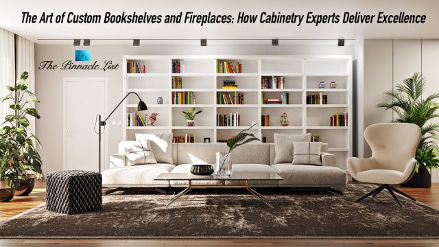 The Art of Custom Bookshelves and Fireplaces: How Cabinetry Experts Deliver Excellence