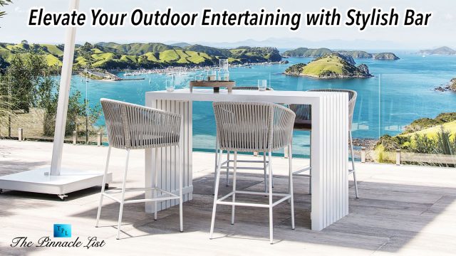 Elevate Your Outdoor Entertaining with Stylish Bar Leaners