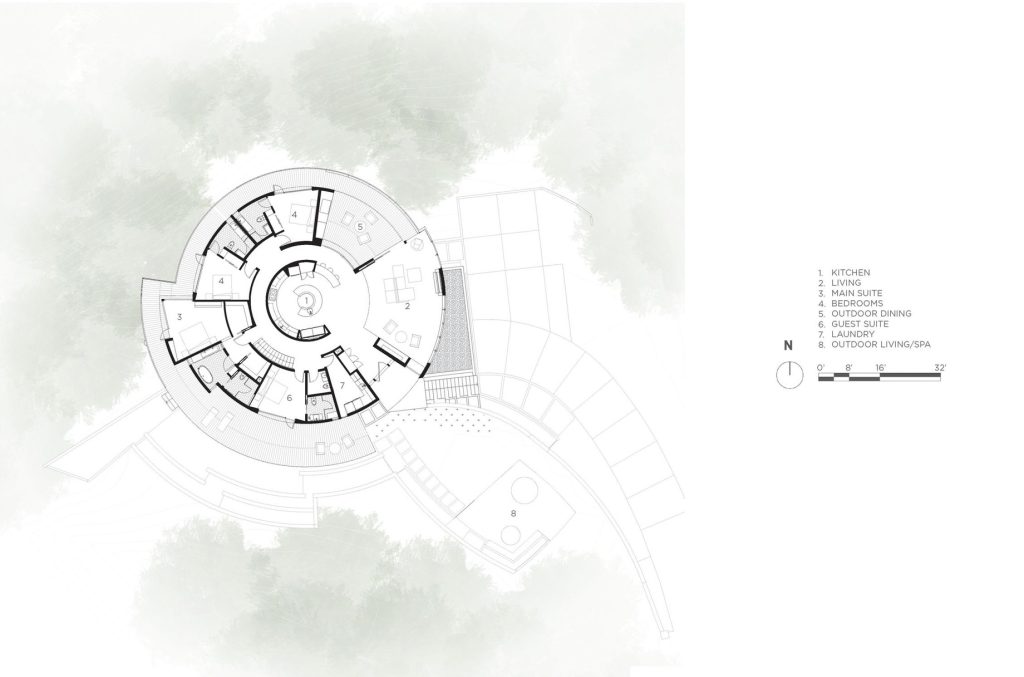 Round House Circular Home - Los Altos Hills, CA, USA - 24