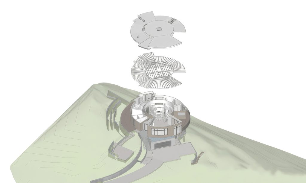 Round House Circular Home - Los Altos Hills, CA, USA - 26