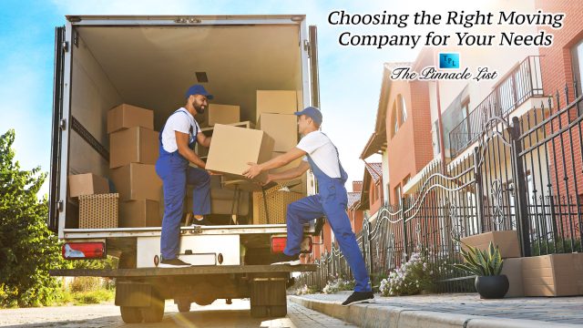 Choosing the Right Moving Company for Your Needs