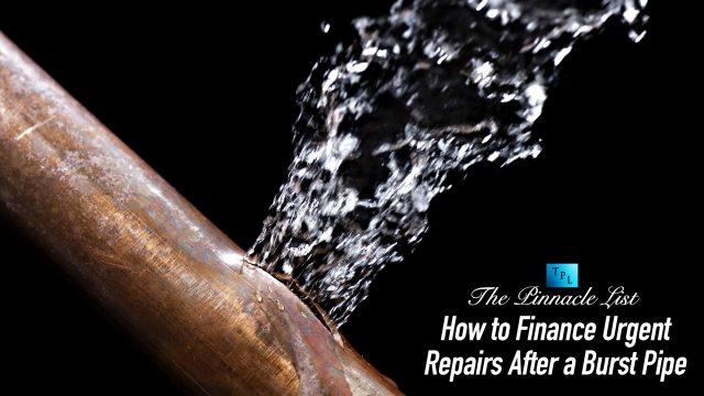 How to Finance Urgent Repairs After a Burst Pipe