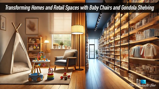 Transforming Homes and Retail Spaces with Baby Chairs and Gondola Shelving