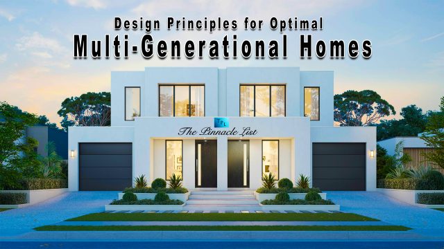 Design Principles for Optimal Multi-Generational Homes