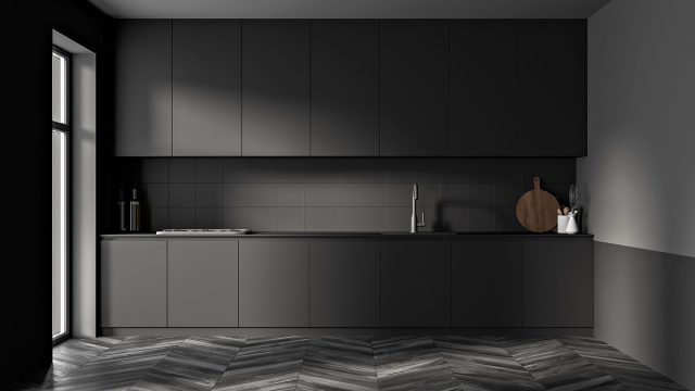 Dark Modern Kitchen