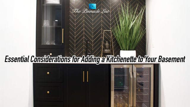 Essential Considerations for Adding a Kitchenette to Your Basement
