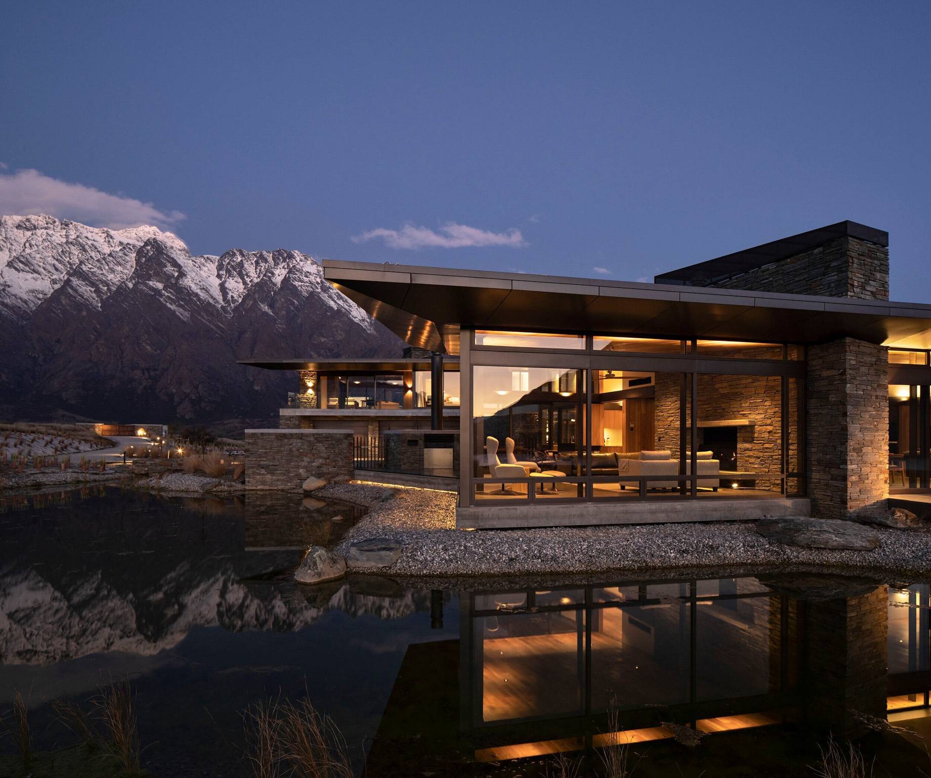 Hidden Island Retreat – Jack’s Point Preserve, Lake Wakatipu, New Zealand – 36