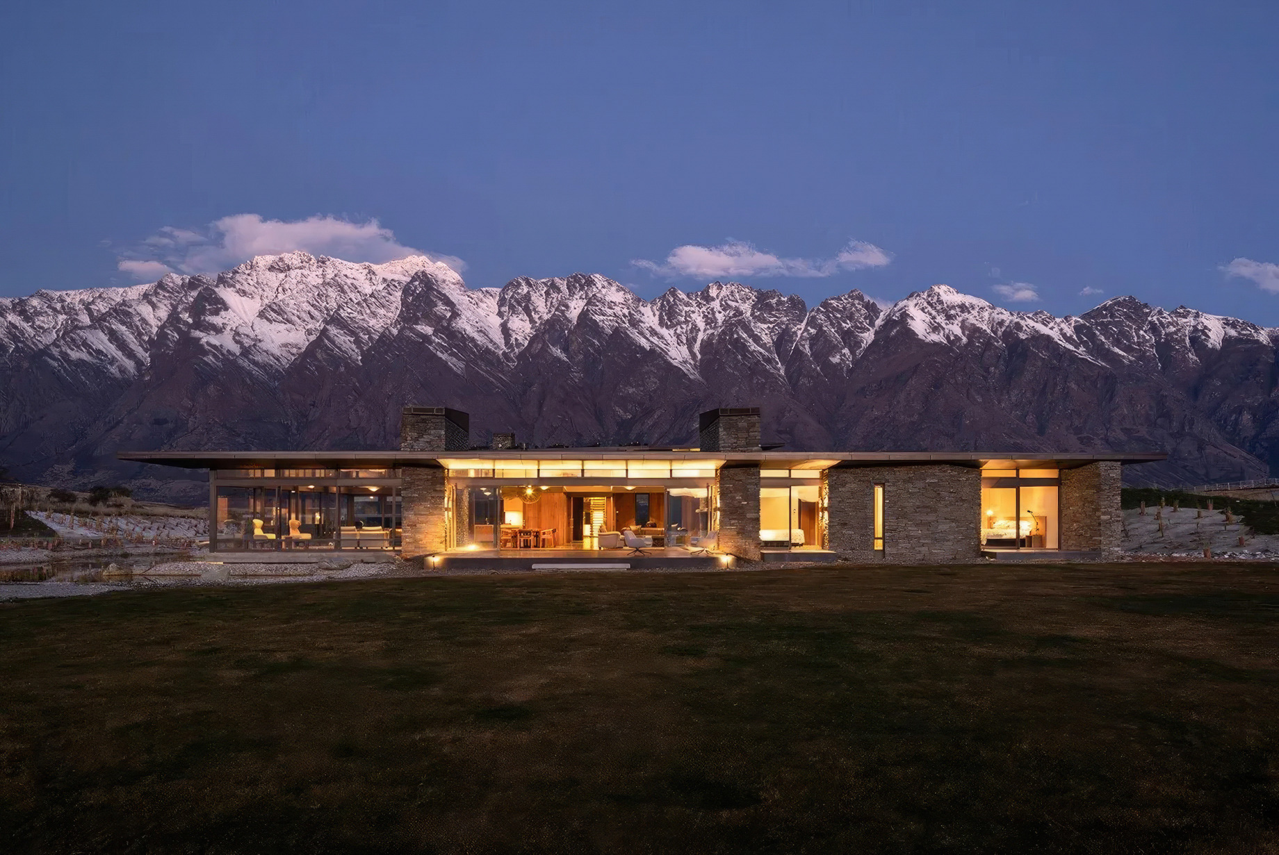 Hidden Island Retreat – Jack’s Point Preserve, Lake Wakatipu, New Zealand – 37