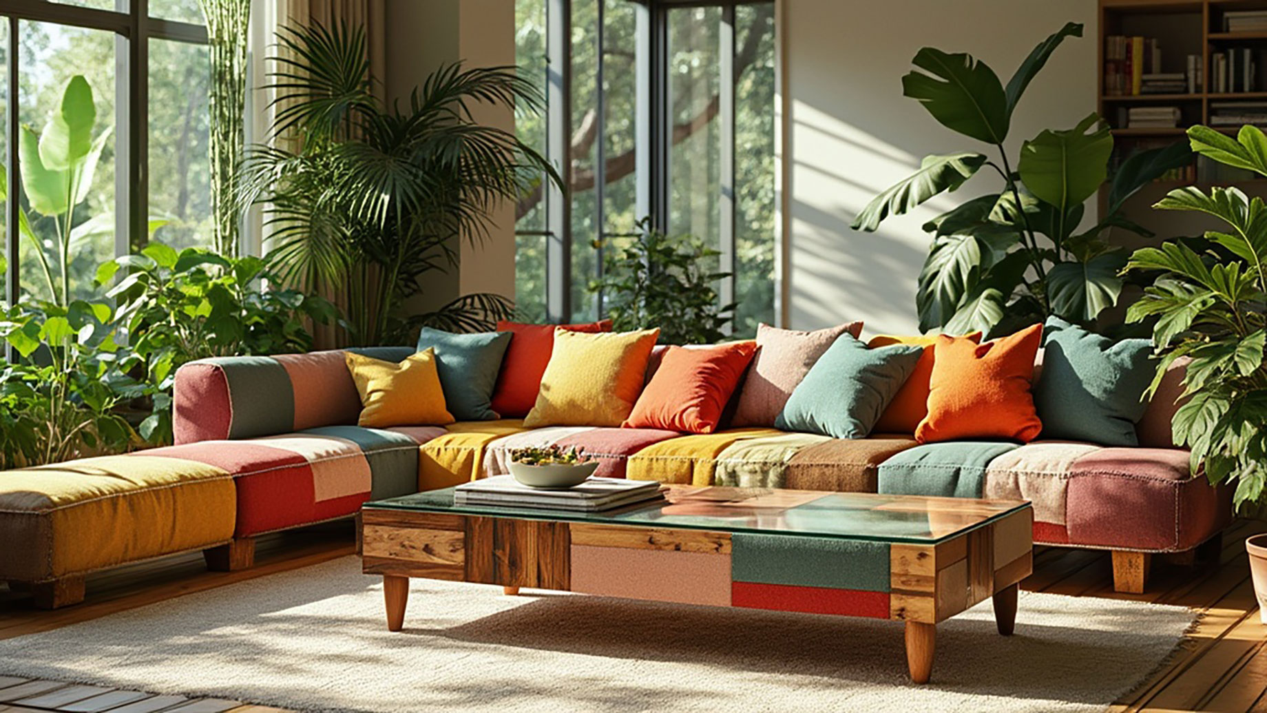 Modern Sustainable Living Room