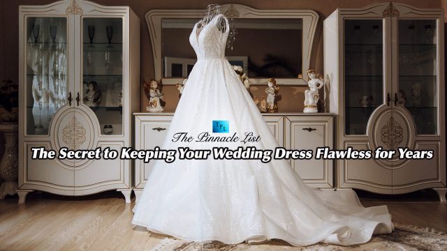 The Secret to Keeping Your Wedding Dress Flawless for Years