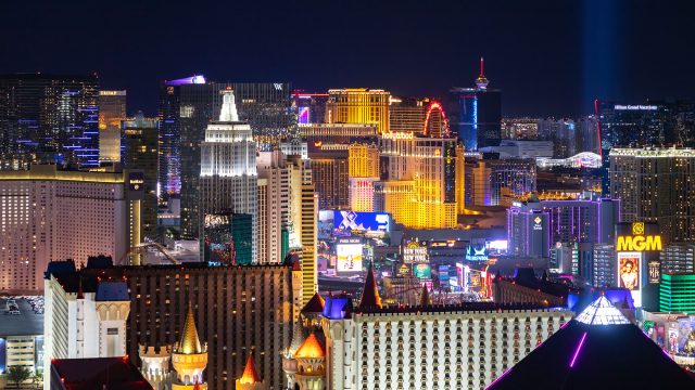 Las Vegas Casino Hotel Resorts on The Strip - Paradise, Nevada, USA