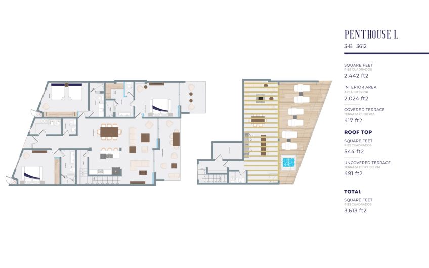 Tortuga Bay Beachfront Living - San Jose del Cabo, Mexico - 81 - PENTHOUSE L 3-B 3612