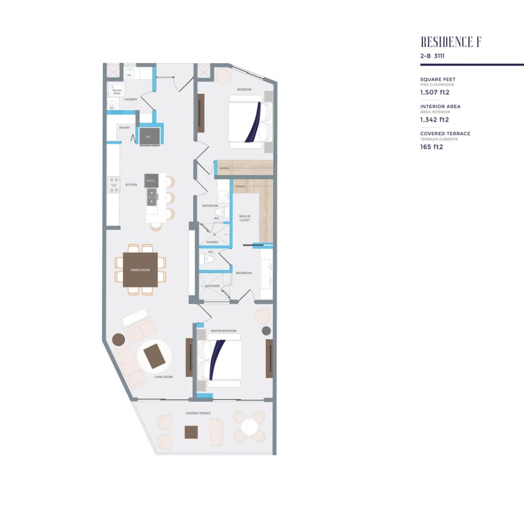 Tortuga Bay Beachfront Living - San Jose del Cabo, Mexico - 89 - RESIDENCE F 2-B 3111
