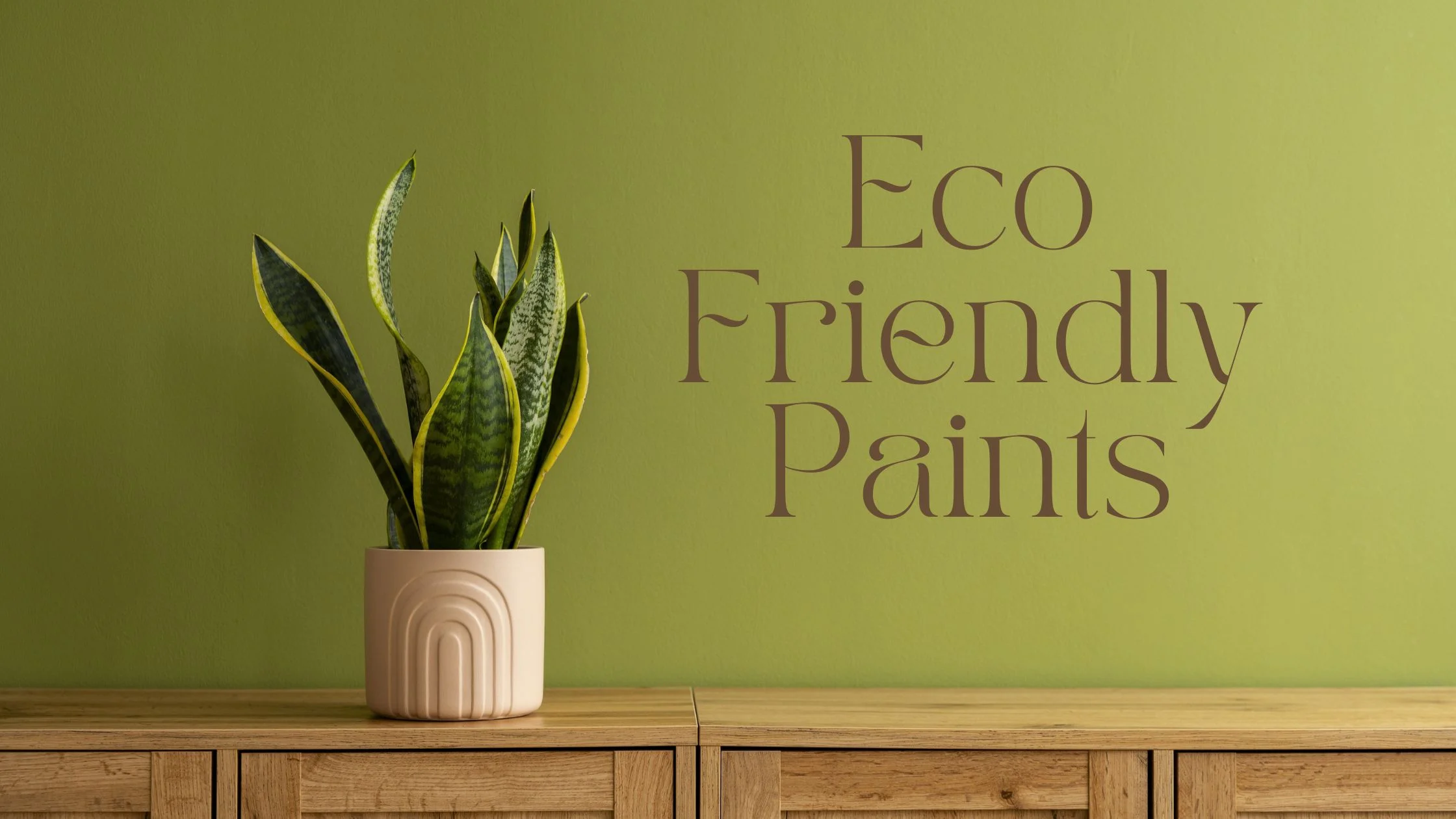 eco friendly paints