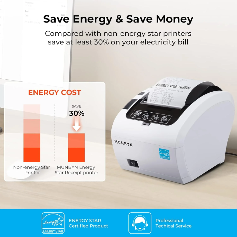 Save Energy & Save Money with a Receipt Printer