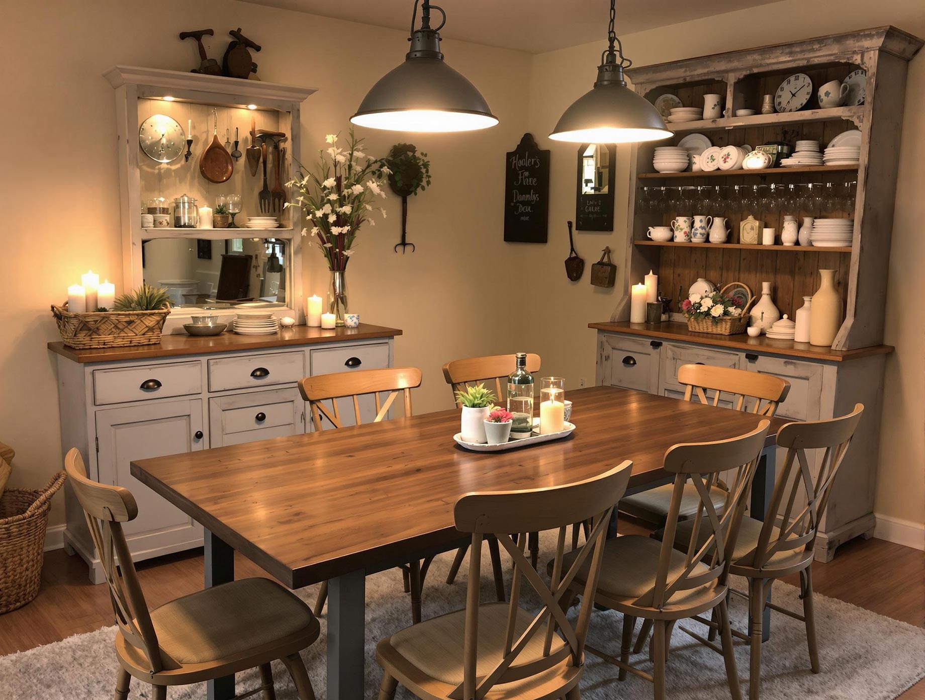 Dining Room Farmhouse Furniture Pieces
