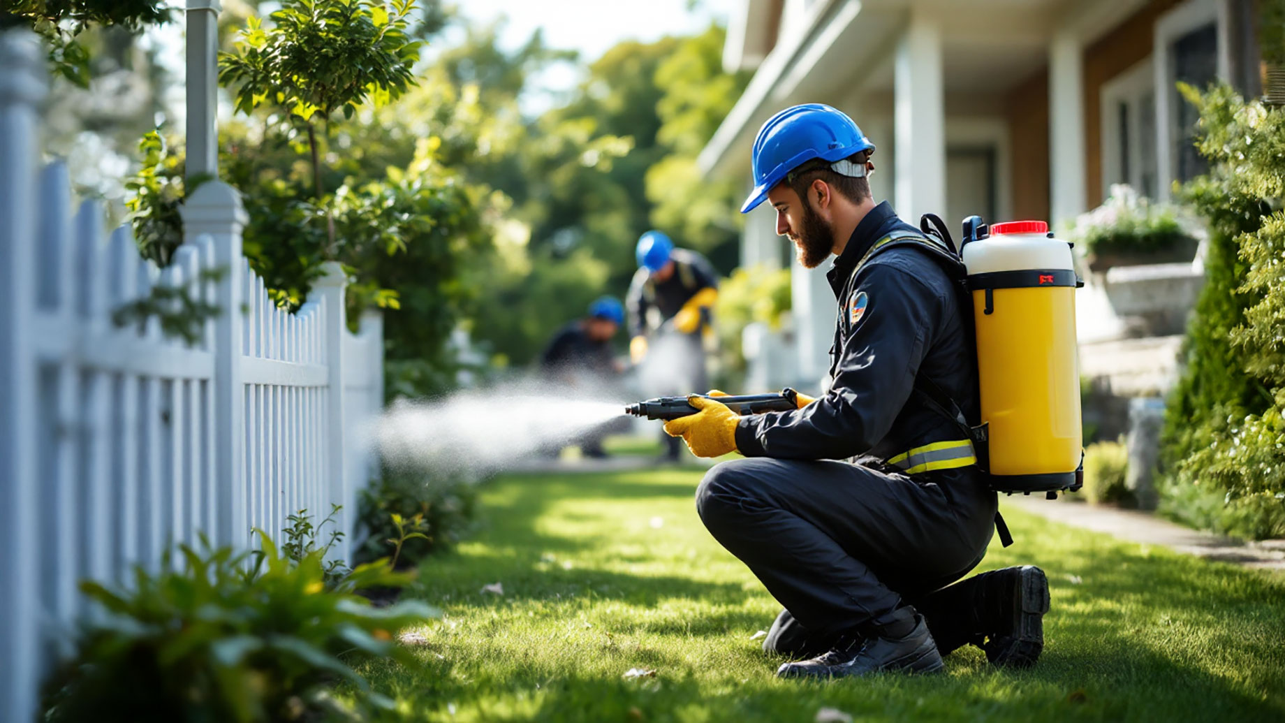 Professional Pest Control: Expert Team in Action for Fast and Effective Bug Extermination