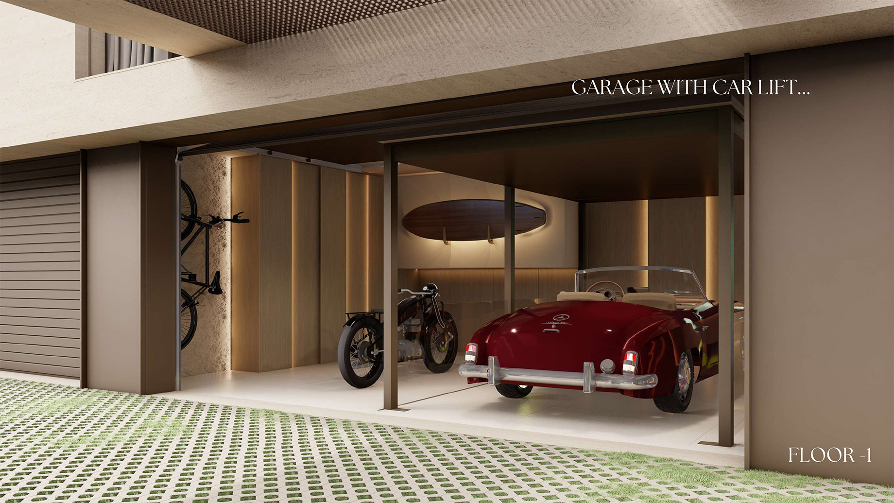 Villa D at Molhe 479 - Floor -1 Garage with Car Lift - Foz do Douro, Porto, Portugal
