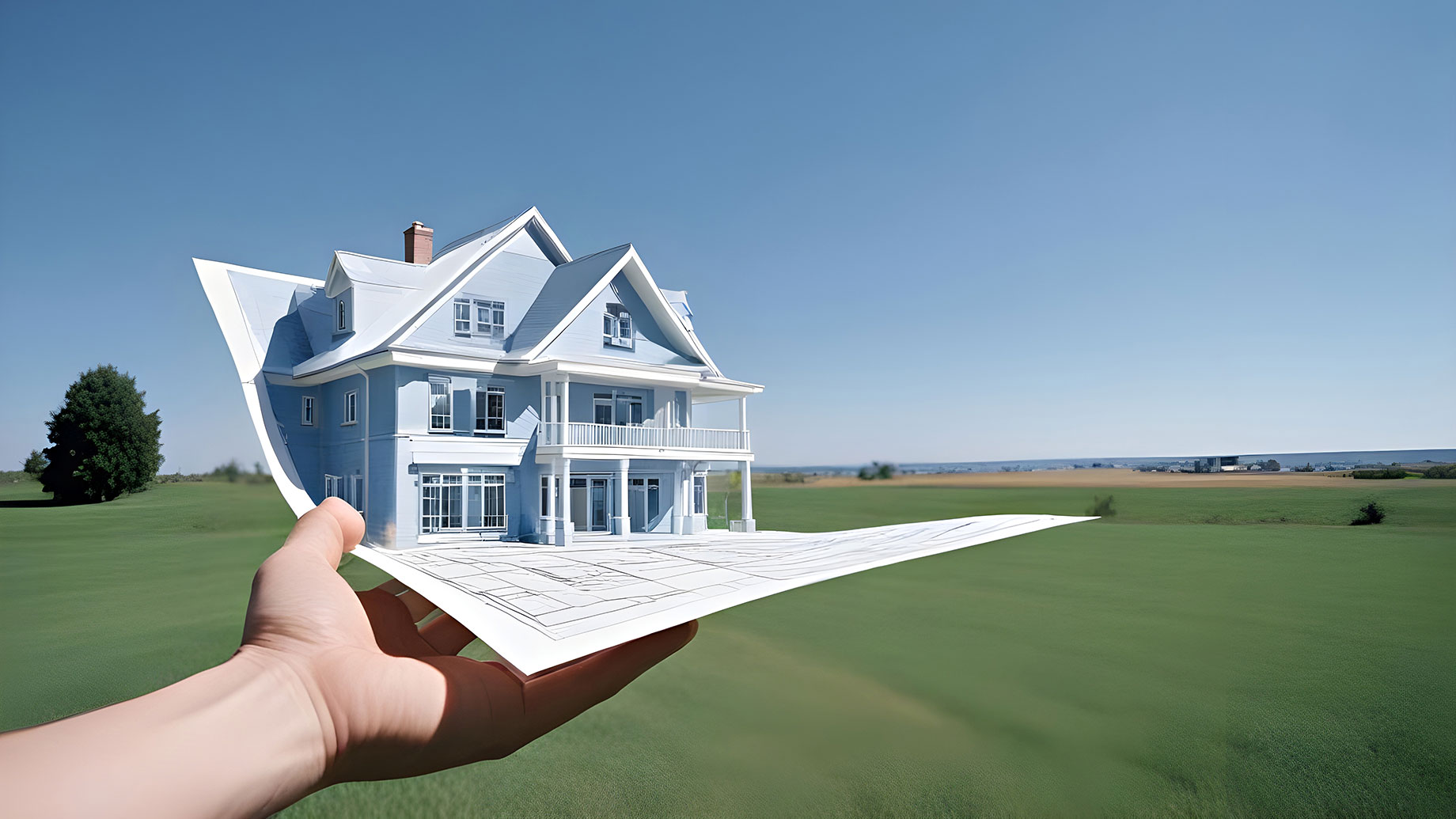 Concept of Building a New Dream Home
