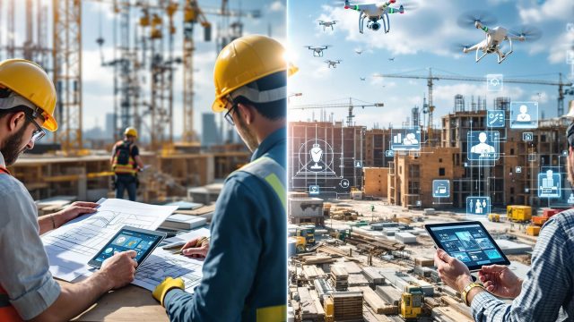 Construction Site Improved with Digital Tools