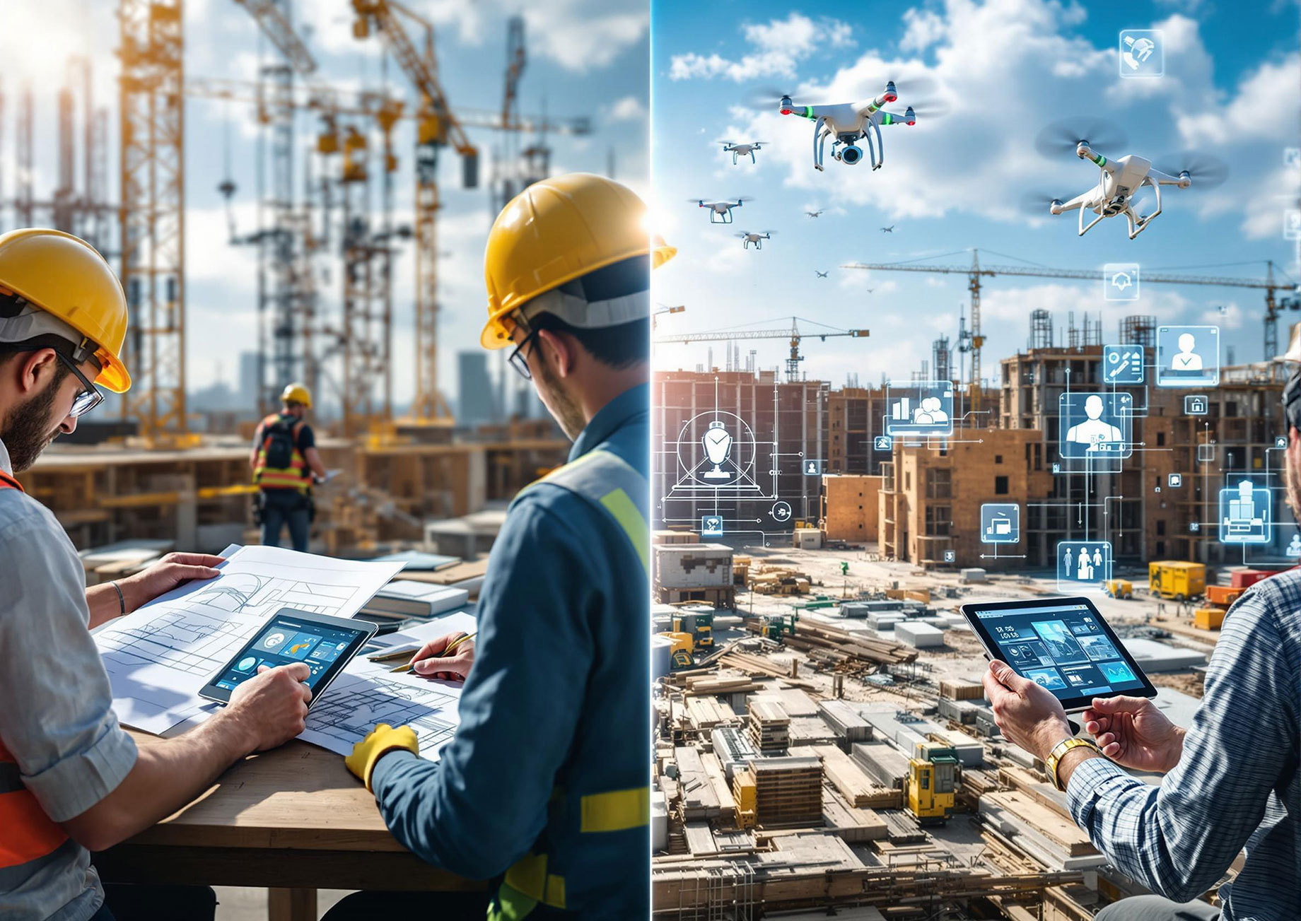 Construction Site Improved with Digital Tools