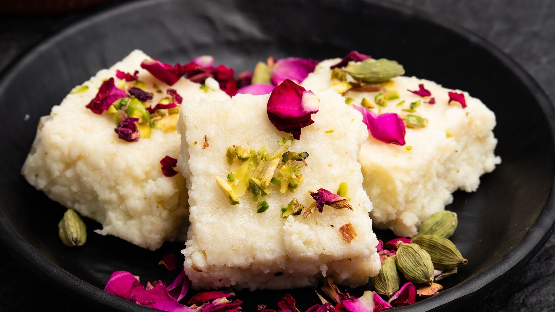 Indian Mithai Hot Kalakand Burfi