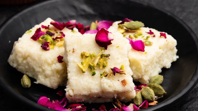 Indian Mithai Hot Kalakand Burfi